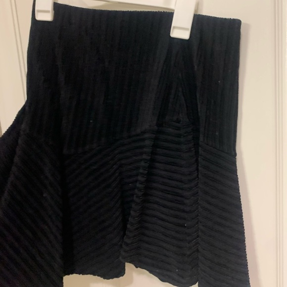 Free People Skirts | Free People Camden Corduroy Mini Skirt | Color: Black | - Picture 3 of 6